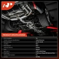 thumbnail image 3 of A-Premium Left Catalytic Converter Kit Direct-Fit Compatible with Jeep Wrangler 2012-2017 3.6L, EPA Compliant, Replace# 68085148AG, 3 of 9