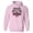 Pink, variant on Tiger Bride Hoodie Sweatshirt Unisex Large White