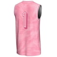 thumbnail image 3 of Unisex GameDay Greats #1 Pink Vanderbilt Commodores Lightweight Basketball Fashion Jersey, 3 of 4