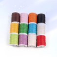 thumbnail image 4 of CHUANK 12 Pcs Drawstrings Waxed Thread Waxed Cotton Cord Colorful Braided Rope 12pcs, 4 of 8