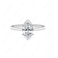 thumbnail image 3 of Cora Jewellery 2CT Hidden Halo Marquise Moissanite Engagement Ring For Women, 10K White Gold, 3 of 6