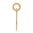 thumbnail image 2 of 14K Yellow Gold Polished Finish Small Size Elongated Shape Number 22 Charm Pendant, 2 of 4