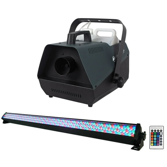 American DJ Fog Fury 3000 Watt High Output DMX Fog Machine w/Remote ROCKSTRIP