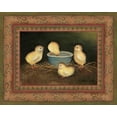 thumbnail image 2 of Lewis, Kim 24x20 White Modern Wood Framed Museum Art Print Titled - Chicks with Water, 2 of 4