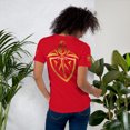 thumbnail image 2 of ARMOR OF GOD (gold) Unisex t-shirt (Red, L), 2 of 4