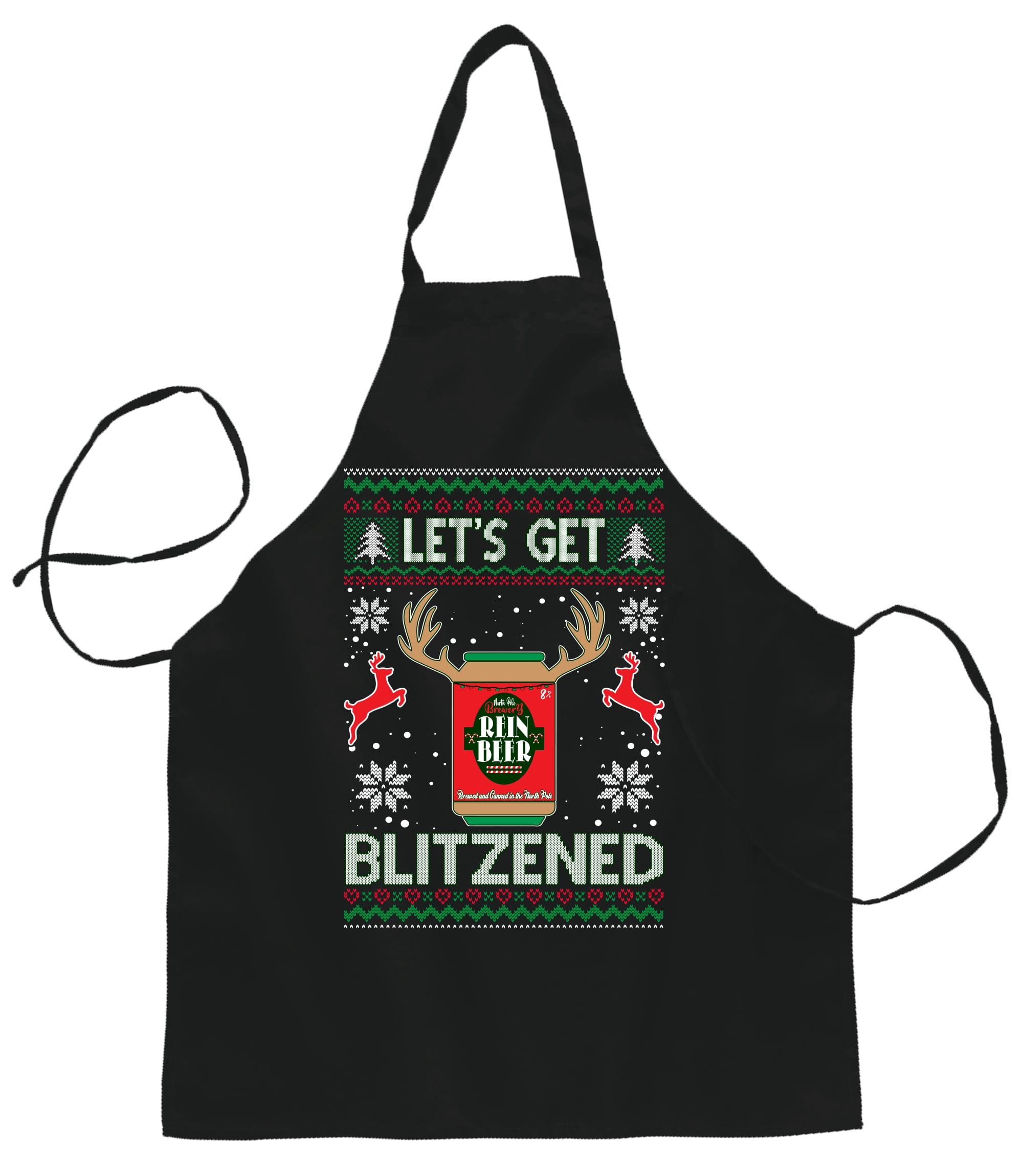 Funny Chef Aprons For Men Women Let's Get Blitzened Kitchen Apron – Our T  Shirt Shack