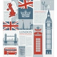 thumbnail image 3 of Ambesonne Phone Booth Duvet Cover Sets, London United Kingdom, 2-Queen, Slate Blue Vermilion, 3 of 7