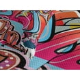 thumbnail image 4 of Ambesonne Graffiti Quilted Bedspread Set 3 Pcs, Hip Hop Street Art, King Size, Multicolor, 4 of 5