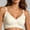 White, variant on Bras For Women Deep V‑Neck Seamless Wireless Gel Bra Push Up Soft Padded High Support Bralette Comfortable Daily Underwear Lingerie Pink S
