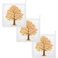 thumbnail image 7 of SKYSONIC 3 PCS Orange Autumn Tree Baby Muslin Washcloths, Face Towel Burp Cloths Ultra Soft Absorbent Cotton Bath Wipes Towels for Newborn Boys Girls, 7 of 7