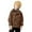 Coffee, variant on Kids Jackets Wind Breaker Zip Up Jacket Kids Lightweight Jacket Fall Coat Girls Size 5-6 Years Clothes