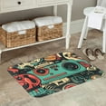 thumbnail image 7 of Honeii Retro Pop Art Collage Pattern Door Mat, Welcome Door Mats Outdoor Indoor, Stain and Fade Resistant, Non-Slip Entry Matfor Bedroom, Bathroom, Kitchen, 7 of 7