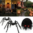 thumbnail image 2 of Realistic Hairy Giant Spider Real Large Spiders for Halloween Outdoor Decoration House Prank Prop 59in, 2 of 9