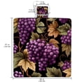thumbnail image 2 of Thanksgiving Canvas Beach Blanket Picnic Mat for Outdoor Activities - Waterproof and Sandproof, Large Size for Family Gathering and Beach Fun, 2 of 6