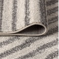 thumbnail image 6 of JONATHAN Y MOROCCAN HYPE 5 x 8 Area Rug, Lyla Offset Stripe - Gray/Cream, MOH204A-5, 6 of 10