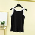 thumbnail image 4 of Fheaev Summer Tank Tops For Women 2024 Going Out Tops Women'S Casual And Fashionable Outerwear Solid Color Round Neck Sleeveless Top, 4 of 5