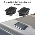 thumbnail image 2 of Mengxi 2 piezas Fundas de bolsillo para estacas Accesorio de repuesto para automóvil Camiones Fundas de bolsillo para estacas para riel de cama Dodge Ram Ram 2019-2021 Riel de cama, 2 of 5
