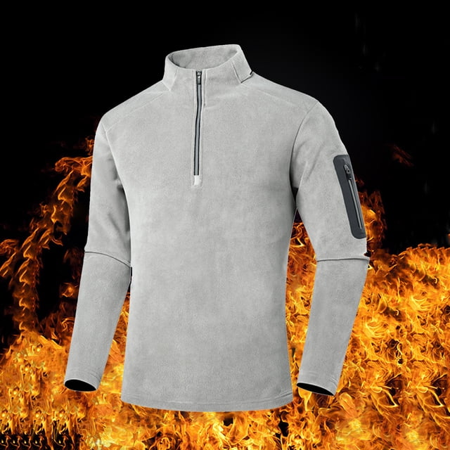 pstuiky Camisas casuales de manga larga para hombre, Sudadera con capucha para hombre, color liso, informal, con bolsillo en el hombro, manga larga, cremallera, estilo cárdigan xxl