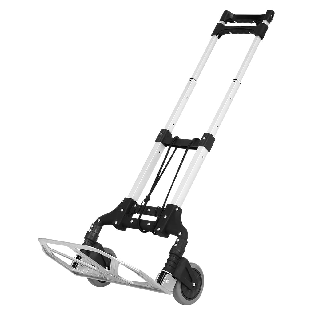 Folding Hand Truck, MultiPurpose Adjustable Aluminum Folding 2Wheel