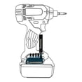 thumbnail image 2 of HOLDR MAGNTC BIT BLU 2PK (Lot de 1), 2 of 4