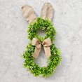 thumbnail image 4 of TERGAYEE Easter Bunny Wreath,Artificial Easter Wreath Bunny Wreath Door Wreath for Home and Wall Decorations with Green Leaves for Spring Decorations, 4 of 7