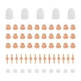 thumbnail image 2 of Air Cutter Consommables Électrodes Pointes Buse pour K50 K60 Torche de Coupe 60pcs, 2 of 9