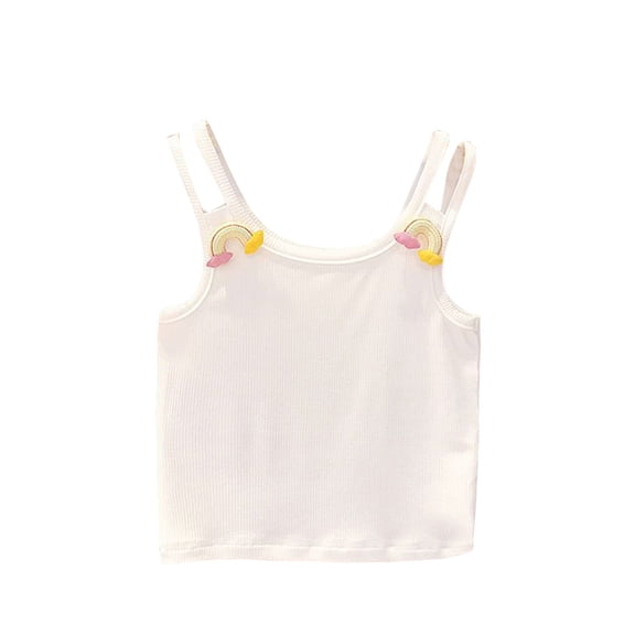 Aofany Toddler Baby Girls Camisole Top Children's New Summer Thin Tank Blouse Lovely Sleeveless Blouse For Baby Girls