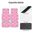 thumbnail image 4 of Balery Breast Cancer Awareness (3) Juego de 4 Alfombrillas para Auto, Revestimientos de Caucho Resistente, Diseño Antideslizante, 4 of 7