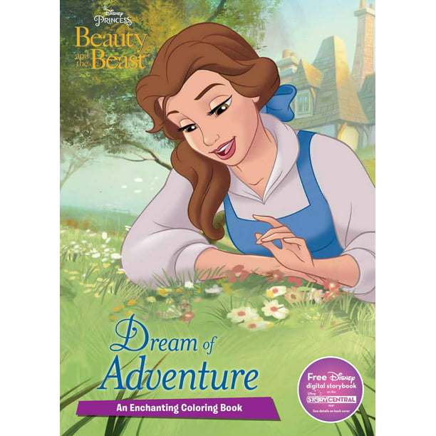 Disney Princess Beauty And The Beast Dream Of Adventure An Enchanting Coloring Book Paperback Walmart Com