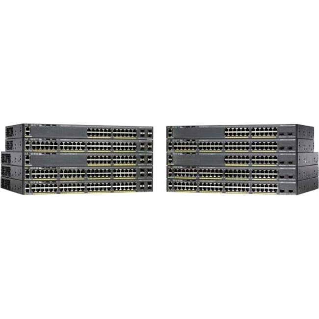 Cisco Catalyst 2960XR-48FPS-I Ethernet Switch 48 Ports Manageable 4 x Expansion Slots 10 100 1000Base-T 4 x SFP Slots 3... by Cisco