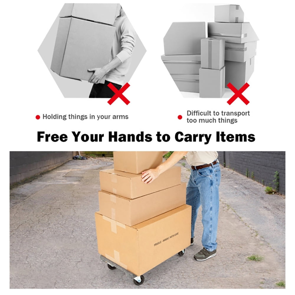 YYAo 2 Pieces Furniture Dolly Moving Carrier with 1000lbs Capacity
