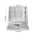 thumbnail image 3 of Uuiauoio Rotatable Fashioned Glasses,Whiskey Spinning Glass Set Crystal Rotating Barware with Base Decorative Drinkware for Bourbon Scotch Cocktails Home Bar Gift, 3 of 6