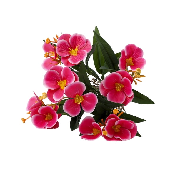 Flores de Primavera Artificiales para la Decoración Flores de Cangrejo Artificiales 13,38 Pulgadas Flores de Pascua Artificiales para la Decoración Decoraciones de Boda Ornamentos de la Sala de Estar