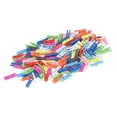 thumbnail image 2 of Pinzas de ropa de madera Bling Bling 100 piezas colores mini, 2 of 12