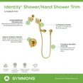 thumbnail image 4 of Symmons S6798BBZ15TRM Identity Hydromersion Pressure Balanced Shower System - Bronze, 4 of 5