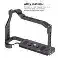thumbnail image 4 of Aluminum JLwin Camera Cage Aluminum Alloy 1/4 Inch 3/8 Inch Screws Cold Shoe Expansion For Arca Quick Release Hollow Design DSLR Camera Cage For Z30, 4 of 8