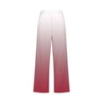 thumbnail image 5 of Styesk Women's Pants Fragrant Linen Gradient Printed Loose Women Fashionable Drawstring Pants Cropped Pants, 5 of 5
