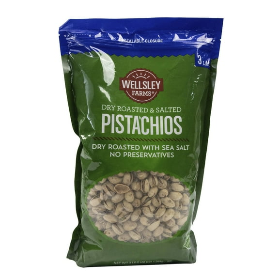 Product Of Wellsley Farms Roasted And Salted Pistachios  48 oz.