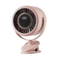 thumbnail image 3 of Ventilador portátil con clip, funciona con pilas, para escritorio, ideal para estanterías de golf y el hogar. rosa, 3 of 9