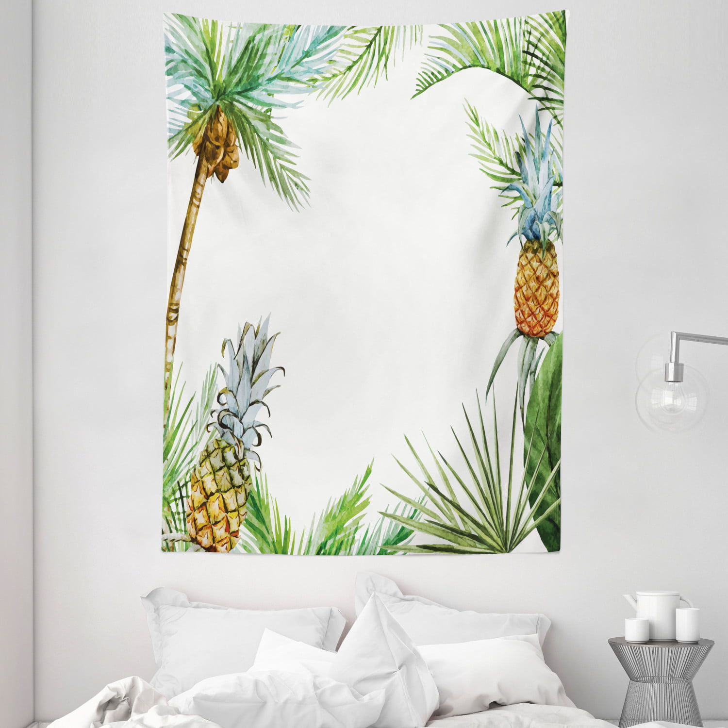 Palm Trees Tropical Island Tapestry Wall Hanging for Bedroom Living Room Decor