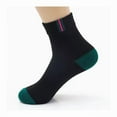 thumbnail image 5 of Men Sports Low Cut Quarter Ankle Socks Men's Casual Sport Breathable Socks Pack of 5 Pairs, 5 of 12