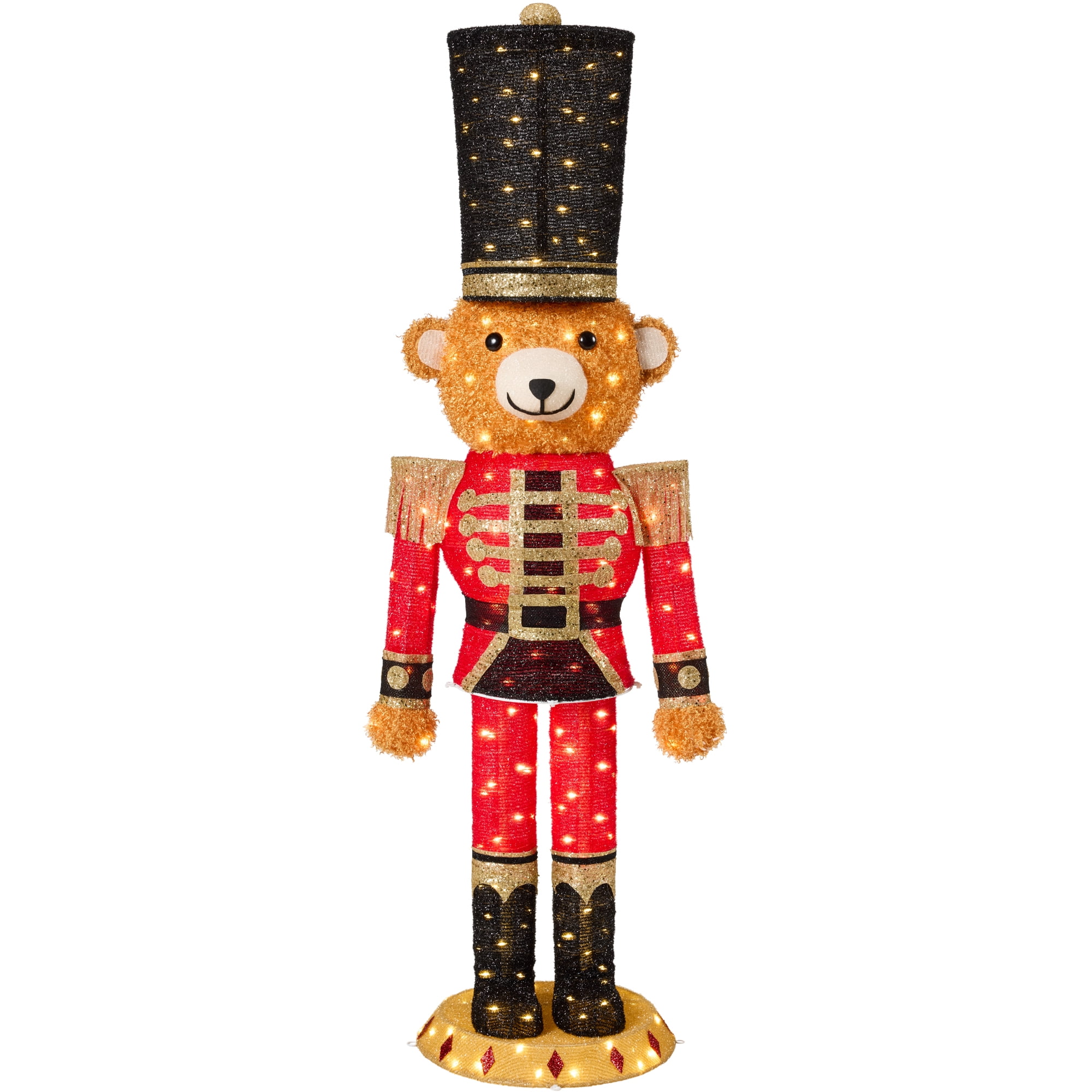 Fraser Hill Farm 48-In. Nutcracker Holding Staff MGO Figurine