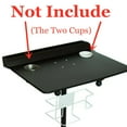 thumbnail image 6 of DENEST Tattoo Work Table Tattoo Tray Mobile Work Station Stand Removable Adjustable With Tripod Base Black, 6 of 7