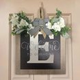 thumbnail image 2 of YOHAVEN Personalized Year Round Front Door Wreath Sign Decorative Hanging Plaques for Home Entryway Wall Wedding Anniversary Housewarming Gift, 2 of 3