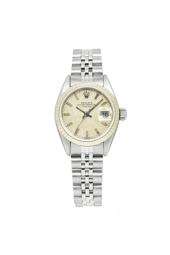 Pre-Owned Vintage Rolex Ladies Date 26mm 6917 with Stainless Steel Jubilee Bracelet