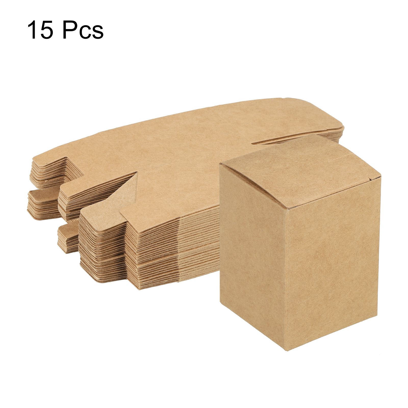 Unique Bargain Paper Recycled Gift Corrugated Paper Box Brown 2"x 2"x 2.8"