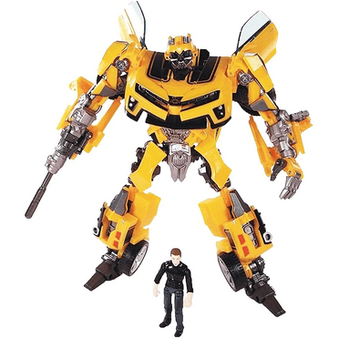 Njube Transformer Toy Human Alliance Bumblebee with Sam Movie Action Figure