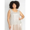 thumbnail image 4 of Catherines Women's Plus Size 2-Piece Sequin & Charmeuse Jacket Dress Set, 4 of 4