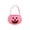 Pink, variant on Extra Large Halloween Woven Basket Long Handle Tote, Storage Bag for Halloween Candy, Gifts, and Toy Organization