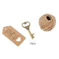 thumbnail image 3 of Key-shaped Bottle Opener with Tag Card Twine for Wedding Guests Gift Party (50pcs+Twine+Card), 3 of 8